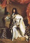 Hyacinthe Rigaud Portrait of Louis XIV (mk08) oil painting picture wholesale